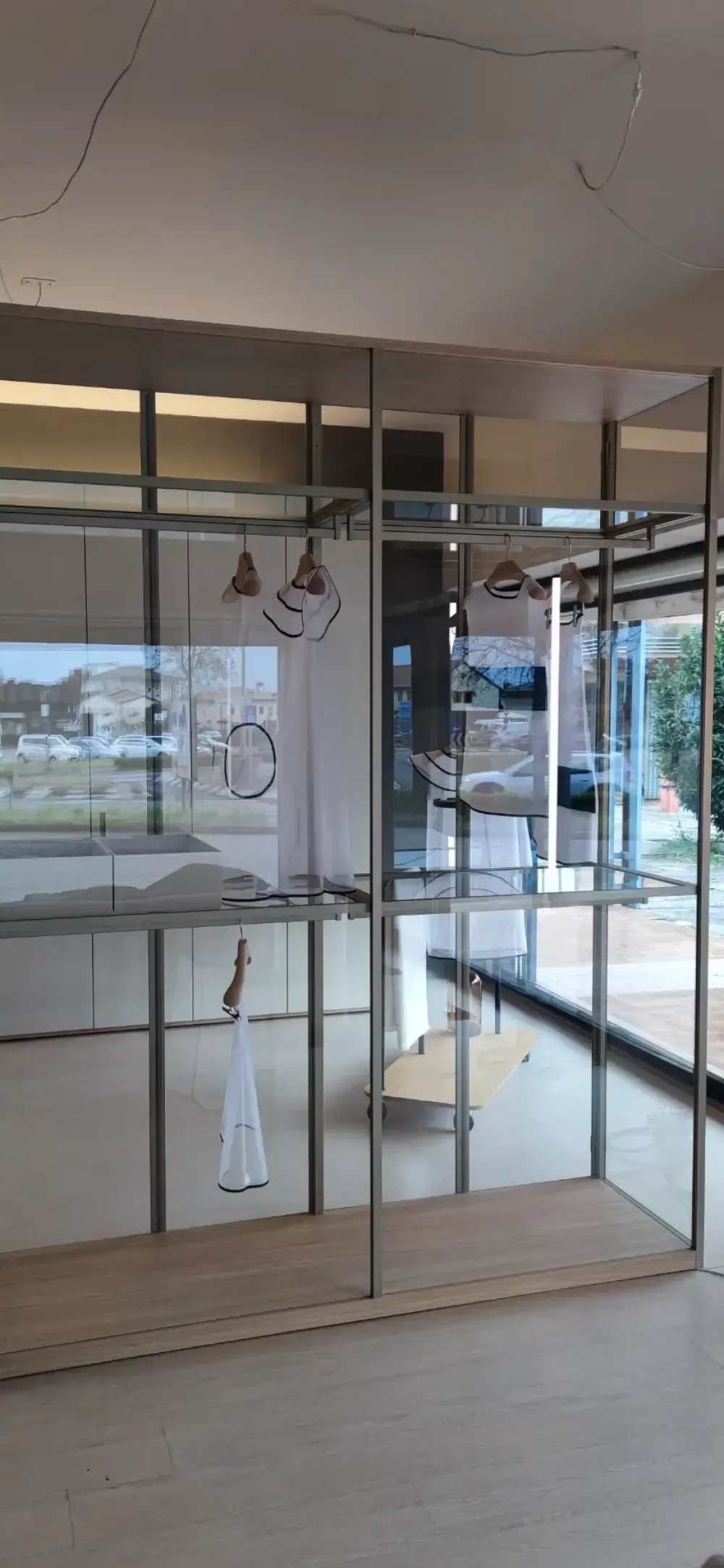 Porro Armadio moderno con Quattro ante modello Air iron di- Armadi