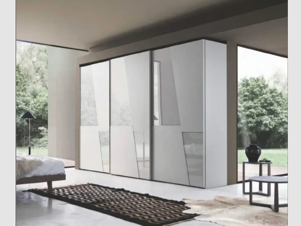 Sangiacomo Armadio moderno Diagonal con uno sconto del 21%- Armadi