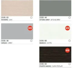 Clearance Armadio moderno Mobile alto con ante scorrevoli di a PREZZO OUTLET -40% Armadi