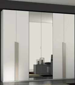 Armadio Reflex realizzato in laminato materico di scontato -40% Armadi