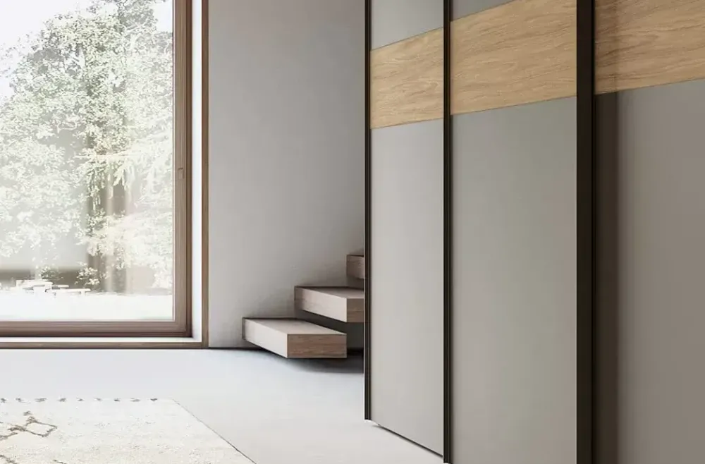 Santalucia Armadio Tris fascia con ante scorrevoli SCONTATO a PREZZI OUTLET- Armadi