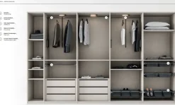 Santalucia Armadio Tris fascia con ante scorrevoli SCONTATO a PREZZI OUTLET- Armadi