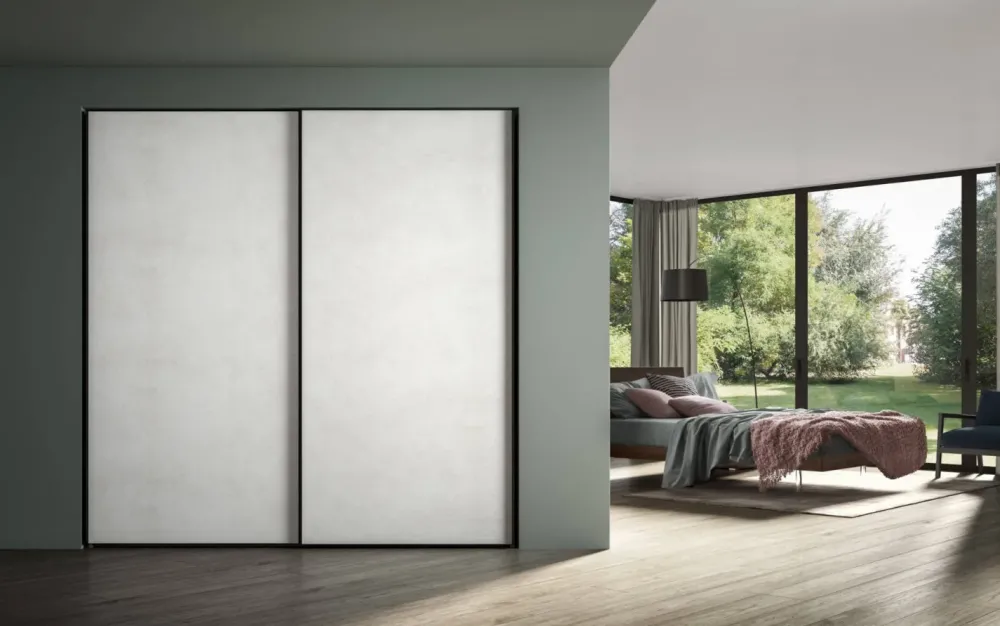 Armadio W03 a due ante a prezzo scontato^ZG Mobili Outlet