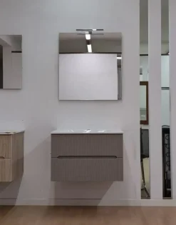 Arredamento bagno: mobile Easy cannettato a prezzo Outlet^Artigianale Online