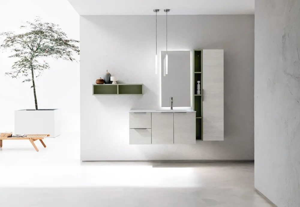 Arredamento bagno: mobile Con colonna intera in offerta^Compab Sale