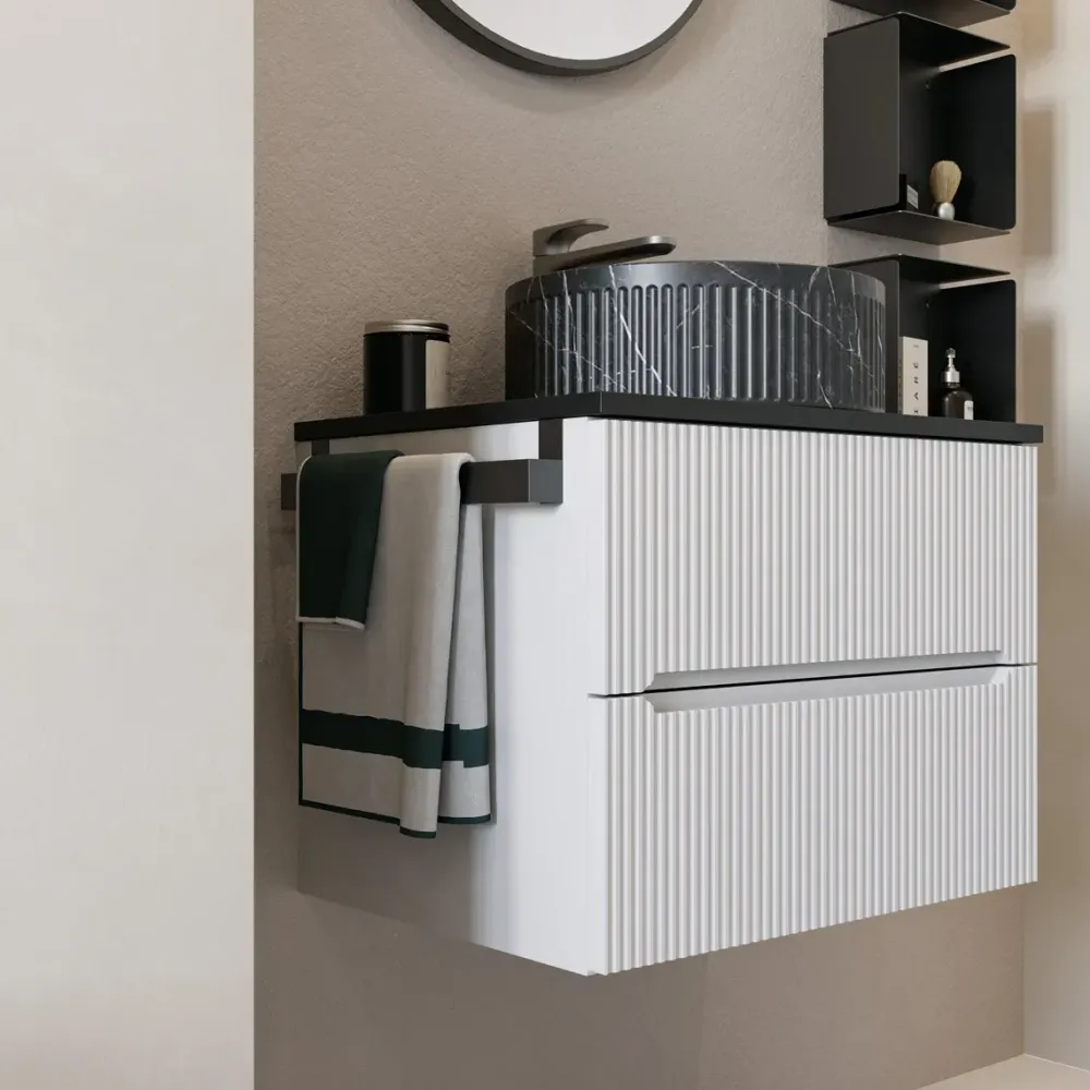 Arredamento bagno: mobile Verso 07 a prezzo Outlet^Legnobagno Sale