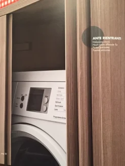 Arredamento bagno: mobile Colonna porta lavatrice - asciugatrice in Offerta Outlet^Birex Sale