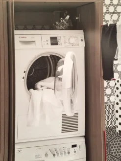 Arredamento bagno: mobile Colonna porta lavatrice - asciugatrice in Offerta Outlet^Birex Sale