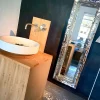 Online Arredamento bagno: mobile Lavabo lotus  design naoto fukasawa miscelatore minimal, design in Offerta Outlet Mobili Bagno Sospeso