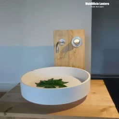 Online Arredamento bagno: mobile Lavabo lotus  design naoto fukasawa miscelatore minimal, design in Offerta Outlet Mobili Bagno Sospeso