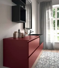 Sale Arredamento bagno: mobile Composizione 4 a prezzi outlet Mobili Bagno Sospeso