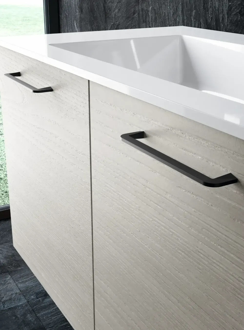 Arredamento bagno: mobile M system a prezzo scontato Mobili Bagno Sospeso