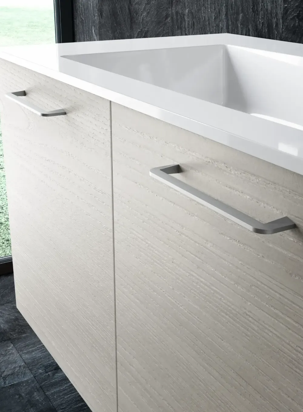 Arredamento bagno: mobile M system a prezzo scontato Mobili Bagno Sospeso