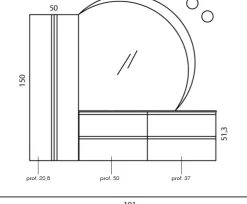 Compab Arredamento bagno: mobile Jacana a prezzi outlet- Mobili Bagno Sospeso
