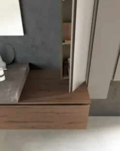 Outlet Arredamento bagno: mobile Composizione 109 bagno a prezzi outlet Mobili Bagno Sospeso