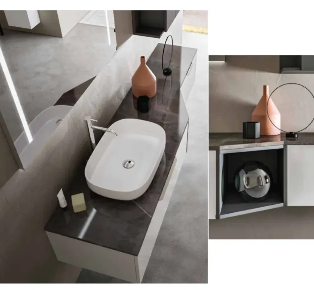 Arredamento bagno: mobile Collezione cartabianca in Offerta Outlet^Cerasa Best