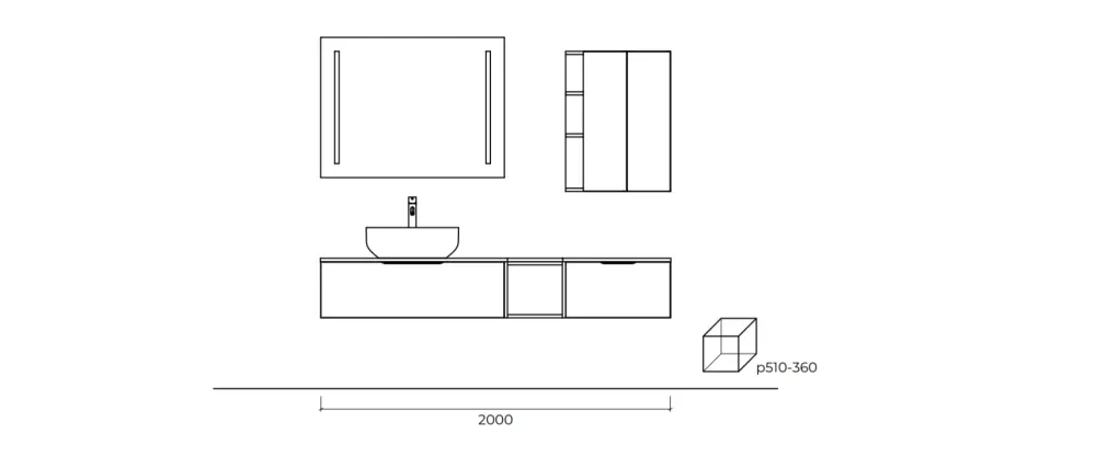 Arredamento bagno: mobile Collezione cartabianca in Offerta Outlet^Cerasa Best