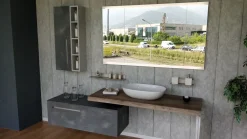 Arredamento bagno: mobile Monolith con forte sconto^Idealbagni Hot