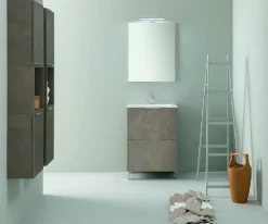 Outlet Arredamento bagno: mobile Up004 in Offerta Outlet Mobili Bagno A Terra