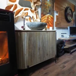 Arredamento bagno: mobile Mobile bagno oval in vero legno a prezzo scontato^Nuovi Mondi Collection Hot