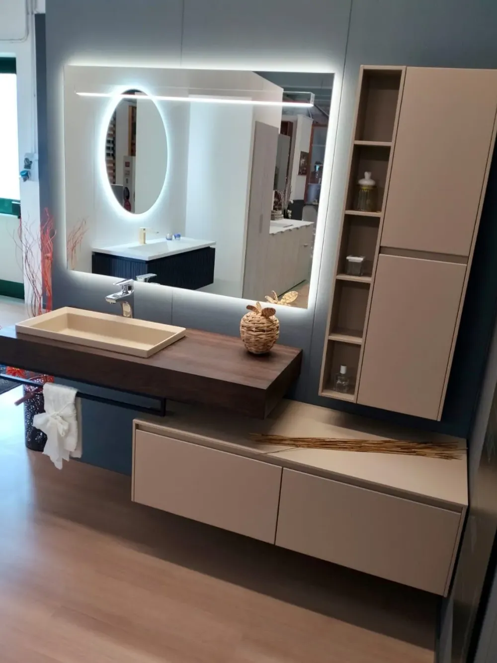 Ideagroup ARREDO BAGNO : mobile SCONTATO in OFFERTA OUTLET - 37%- Mobili Bagno Sospeso