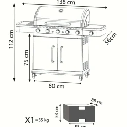 Cosma Outdoor living Barbecue Davis 5f a prezzo Outlet- Barbecue