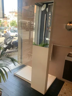 Box doccia Makro, piatto doccia less in makril 120x80 + vetro pluvio . Prezzo scontato!^Artigianale