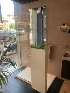 Box doccia Makro, piatto doccia less in makril 120x80 + vetro pluvio . Prezzo scontato!^Artigianale