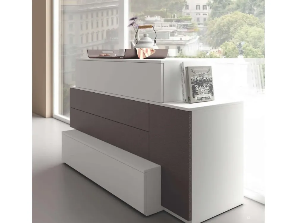 Favero Camera completa con Letto bline + gruppo social-connect + armadio helix- Camere Da Letto