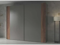 Favero Camera completa con Letto bline + gruppo social-connect + armadio scorrevole linea-S- Camere Da Letto