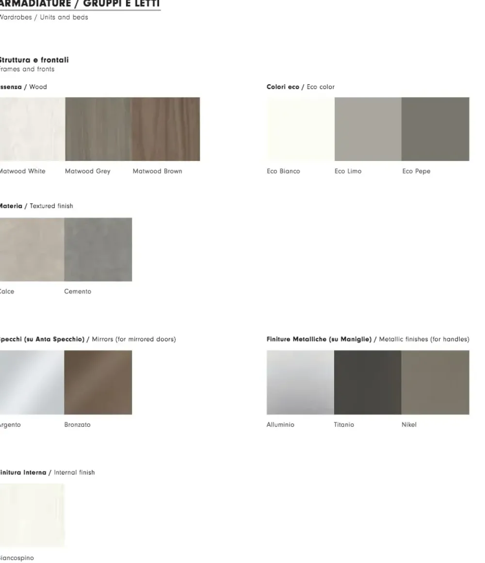 Camera completa Mdcsm 301 a prezzi outlet Camere Da Letto