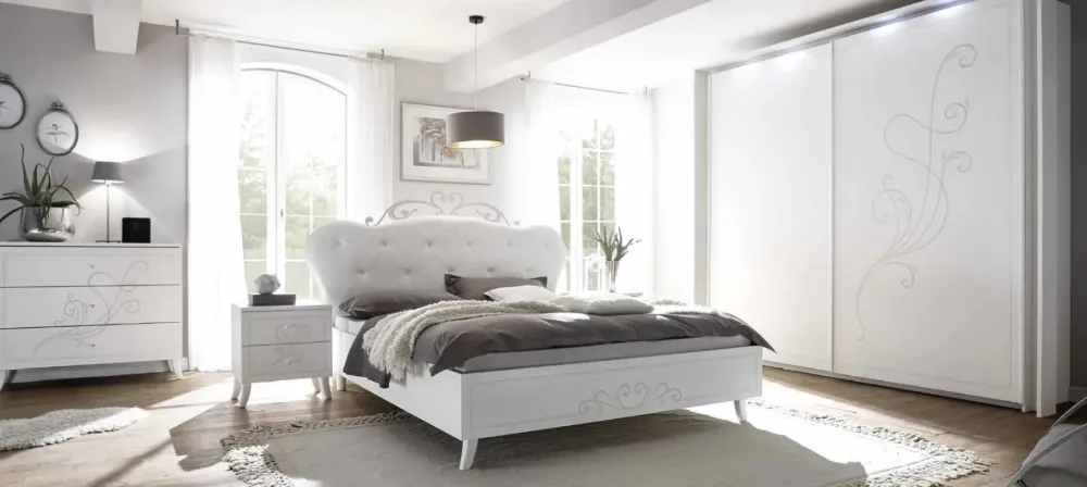 New Camera completa Norma l. a prezzo ribassato in laccato opaco Camere Da Letto