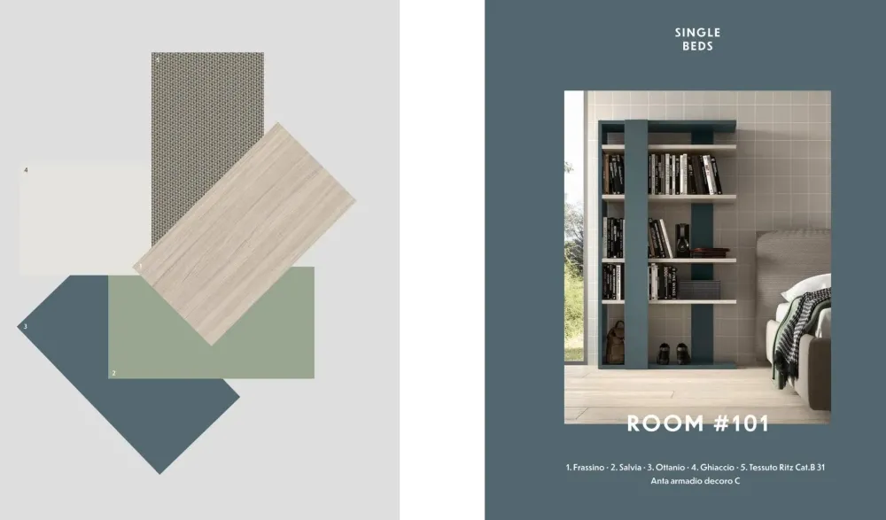 ZG Mobili Camera da letto 101 in legno a prezzo ribassato- Camere Da Letto