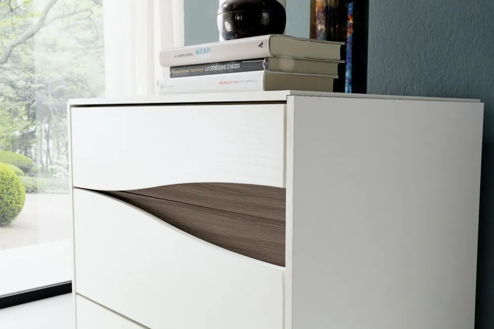 S75 Camera da letto Apricale in laccato opaco a prezzo Outlet- Camere Da Letto