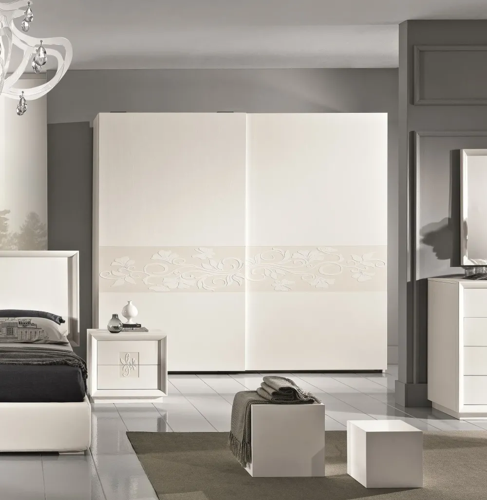 Euro Design Camera da letto Artemide frassino bianco in legno a prezzo ribassato- Camere Da Letto