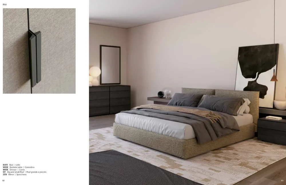 Artigianale Camera da letto Larissa a prezzi outlet- Camere Da Letto