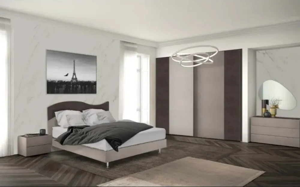 Camera da letto Basic in tamburato a prezzo ribassato^Artigianmobili