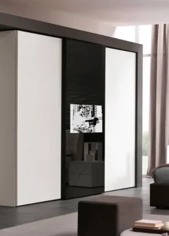 Md work Camera da letto Bay con tv in legno a prezzo scontato- Camere Da Letto