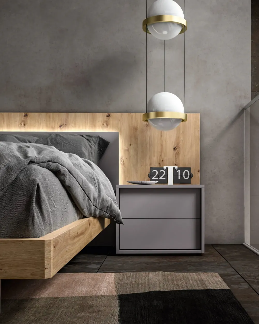 Discount Camera da letto Bedroom 02 Mottes selection in legno a prezzo scontato Camere Da Letto