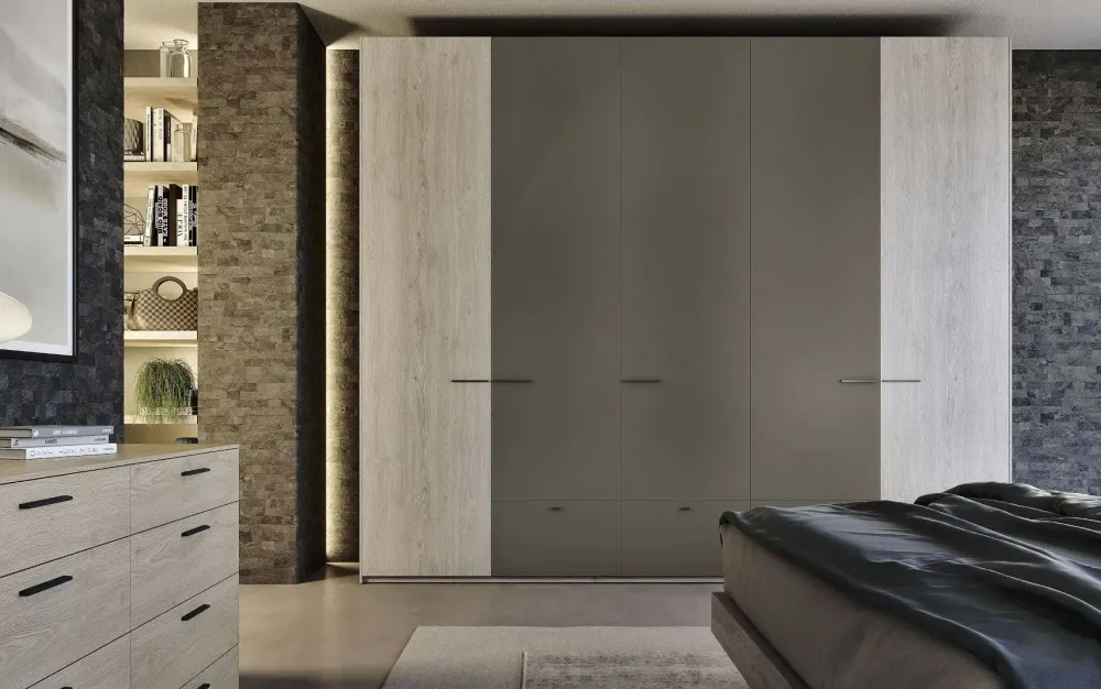 Camera da letto Bitono in laccato opaco in Offerta Outlet^S75 Clearance