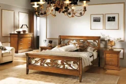Md work Camera da letto Camera classica in legno completa venezia 800 a prezzo ribassato- Camere Da Letto