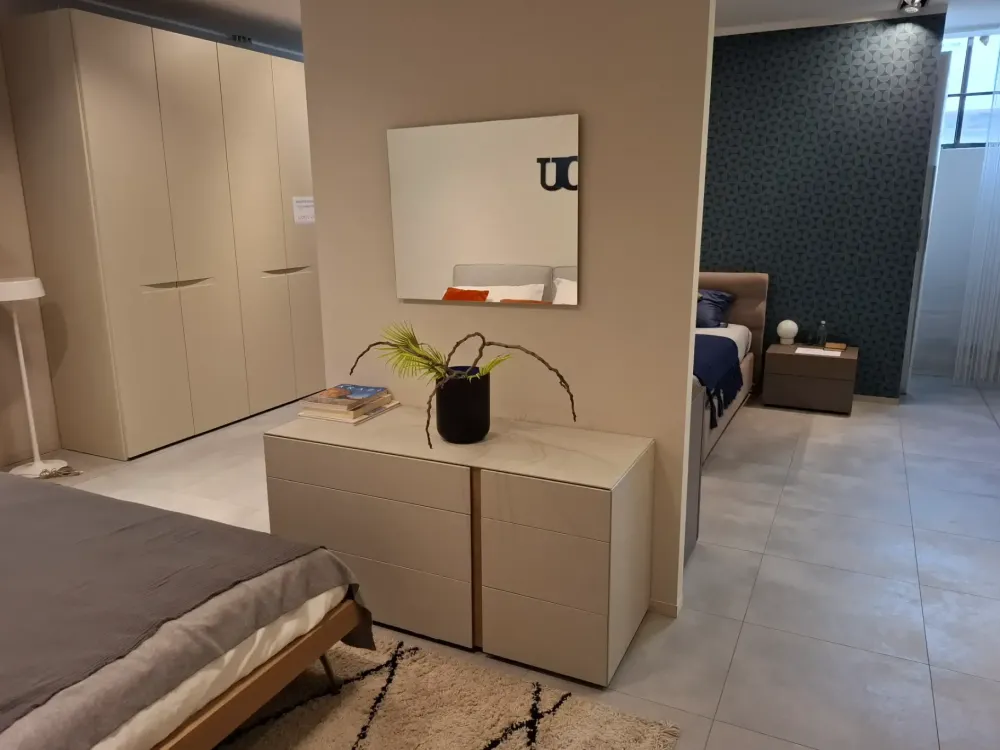 Camera da letto Camera da letto matrimoniale horizonta in laccato opaco a prezzo ribassato^Sangiacomo New