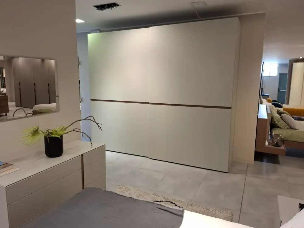 Camera da letto Camera da letto matrimoniale horizonta in laccato opaco a prezzo ribassato^Sangiacomo New