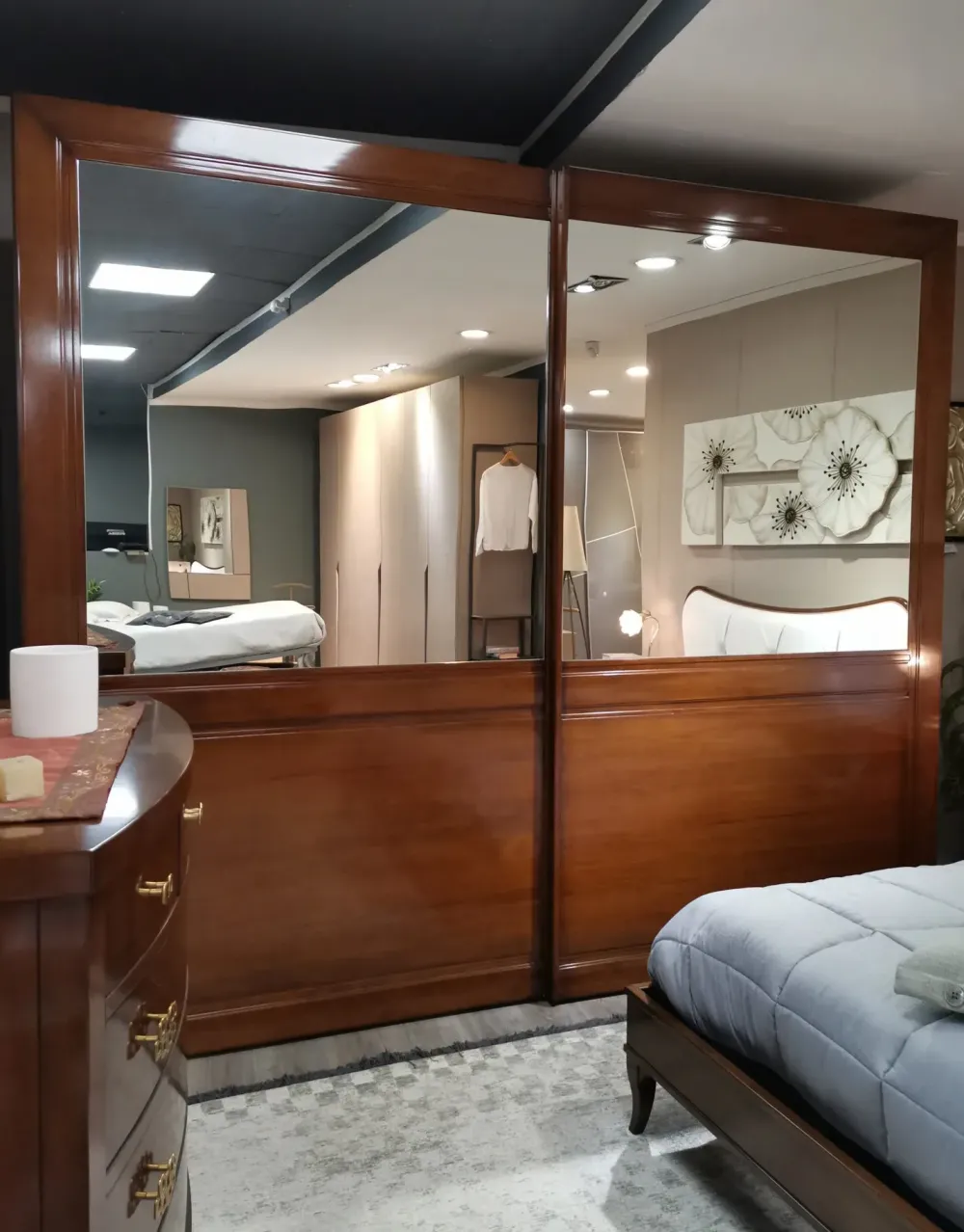 Outlet Camera da letto Camera le mimose in legno a prezzo scontato Camere Da Letto