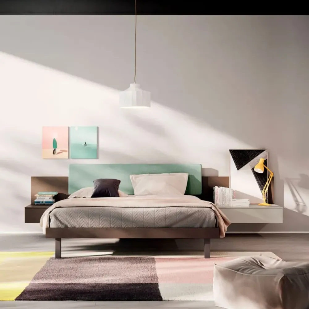 Camera da letto Camera light 08 in laccato opaco a prezzo ribassato Camere Da Letto