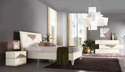 Collezione esclusiva Camera da letto Camera matrimoniale modello vittoria in laminato in Offerta Outlet- Camere Da Letto