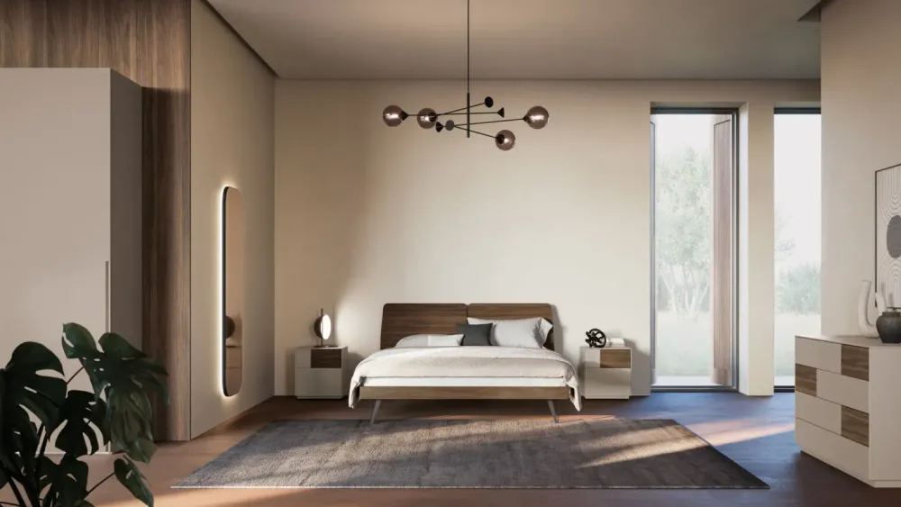 Camera da letto Camera matrimoniale night 18 a prezzo scontato^Orme New