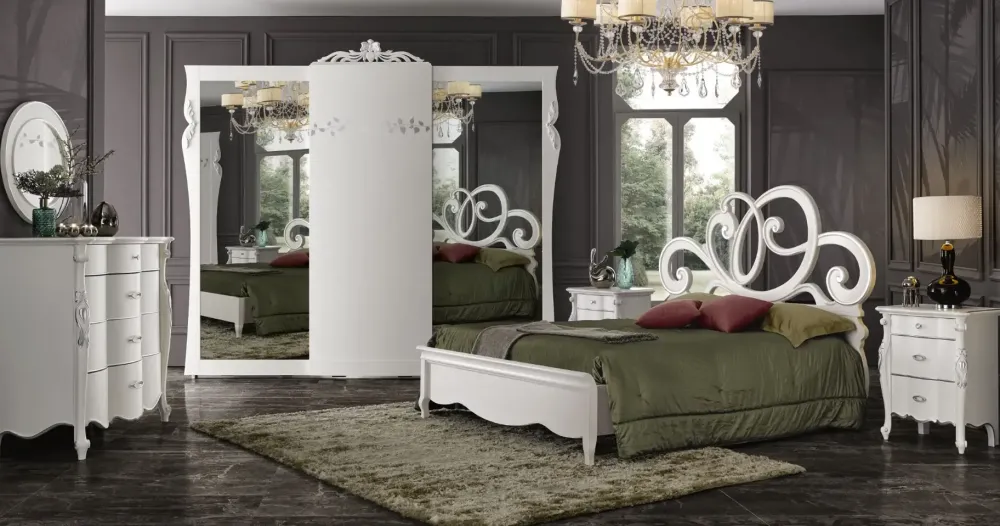 Clearance Camera da letto Camera matrimoniale stile classico in legno a prezzo scontato Camere Da Letto