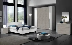 Gruppo Silwood Camera da letto Camera matrimoniale mod. brigitte -promo-summer sconto 50% in laminato a prezzo Outlet- Camere Da Letto
