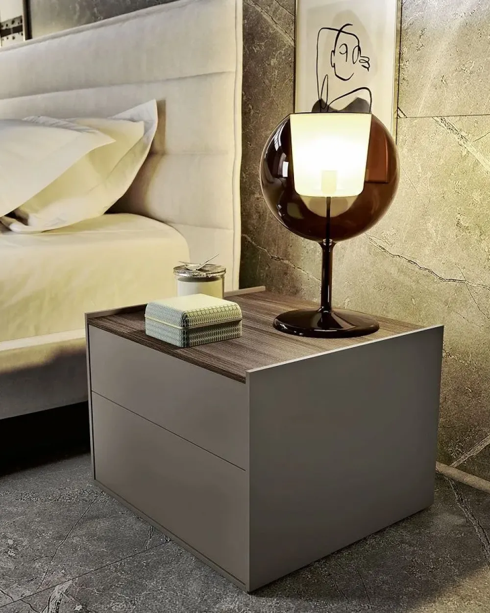 Camera da letto Camera matrim. nod. first in promo-sconto del 50% OFFERTA OUTLET^S75 Clearance